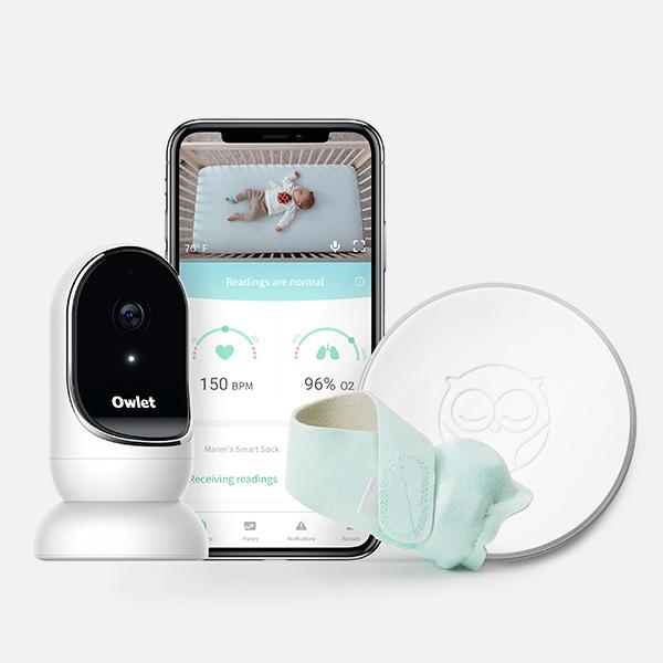 Owlet Smart Sock + Camera Complete Baby Monitor System