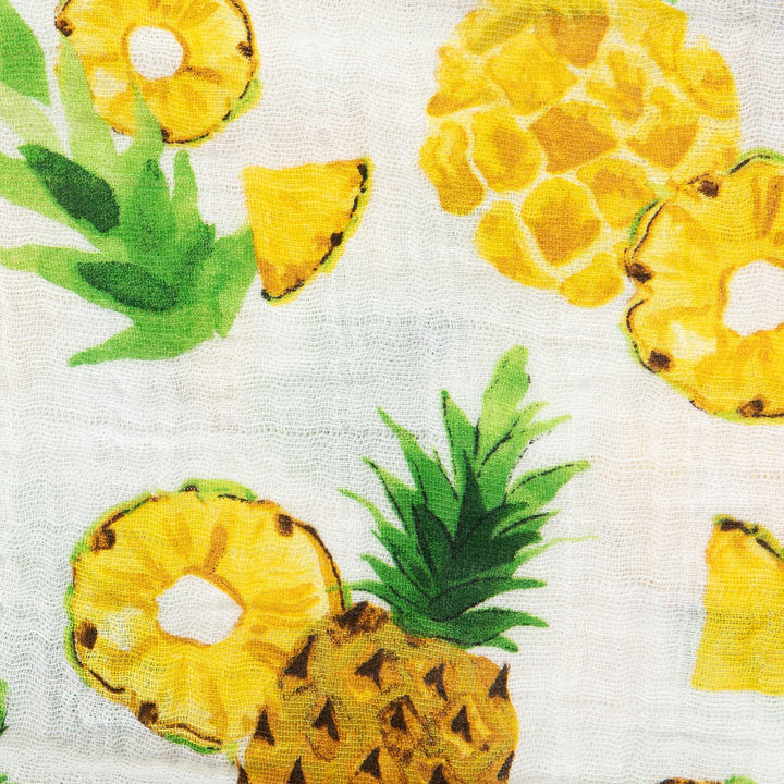 Little Unicorn Cotton Muslin Swaddle Blanket | Fresh Pineapple