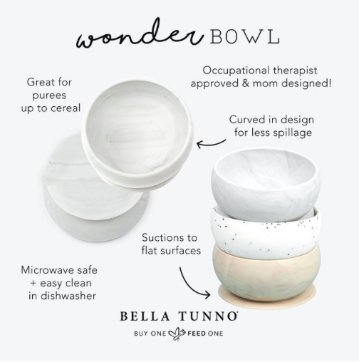 Bella Tunno Speckle Suction Bowl