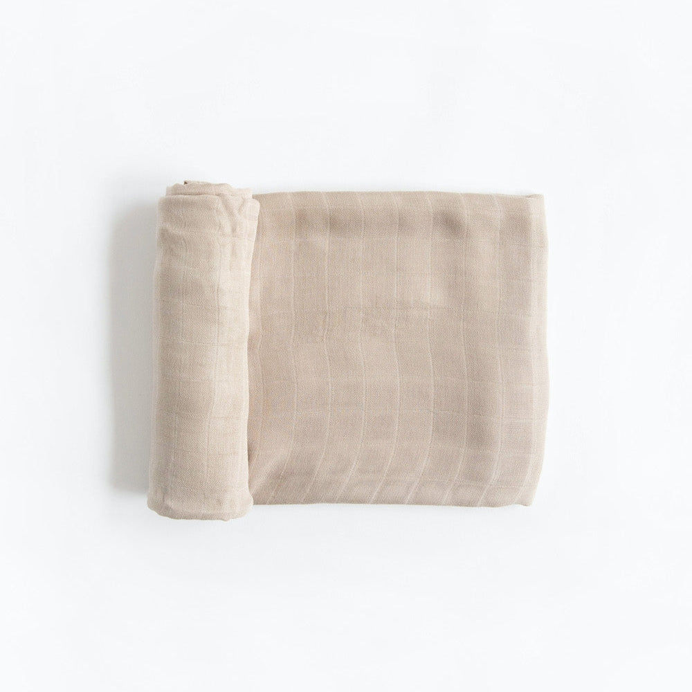 Little Unicorn Deluxe Muslin Swaddle Blanket | Oatmeal