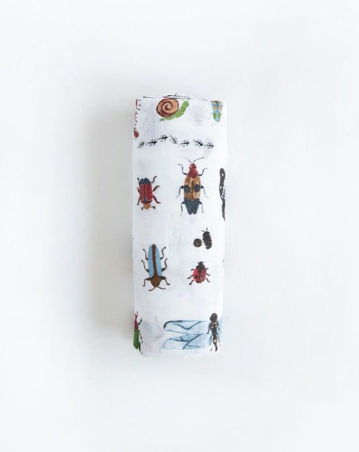 Little Unicorn Deluxe Muslin Swaddle Blanket | Bugs
