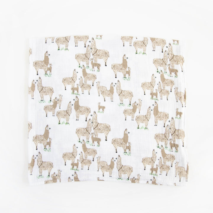 Little Unicorn Cotton Muslin Swaddle Blanket 3 Pack | Llama Llama