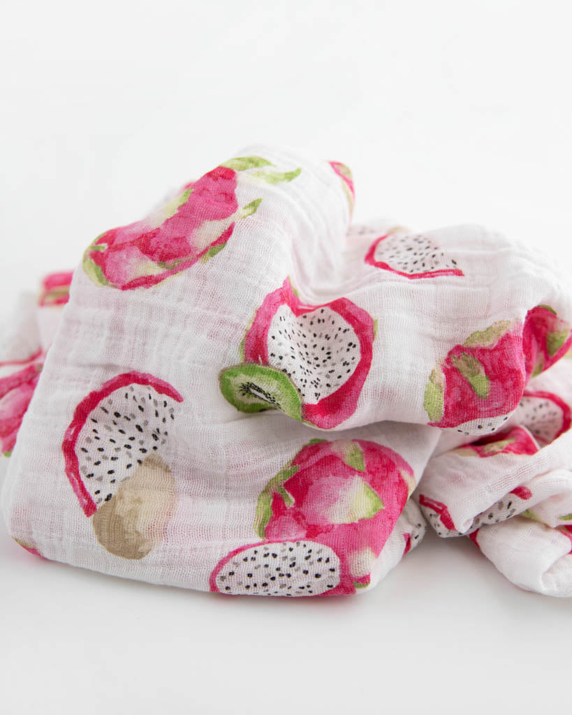 Little Unicorn Cotton Muslin Swaddle Blanket | Pitaya