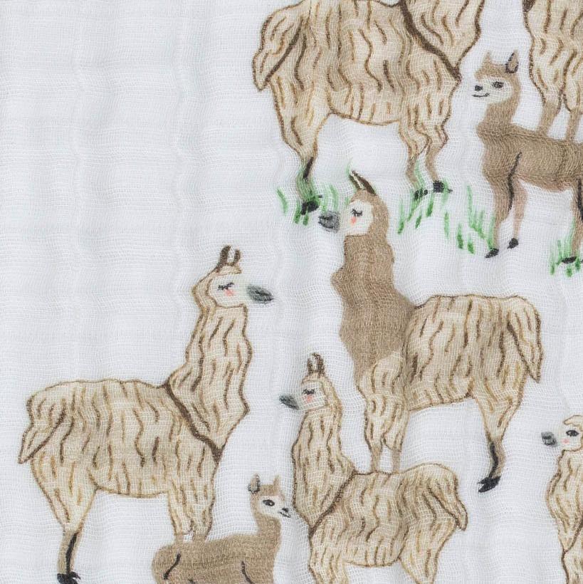 Little Unicorn Original Cotton Muslin Quilt | Llama Llama