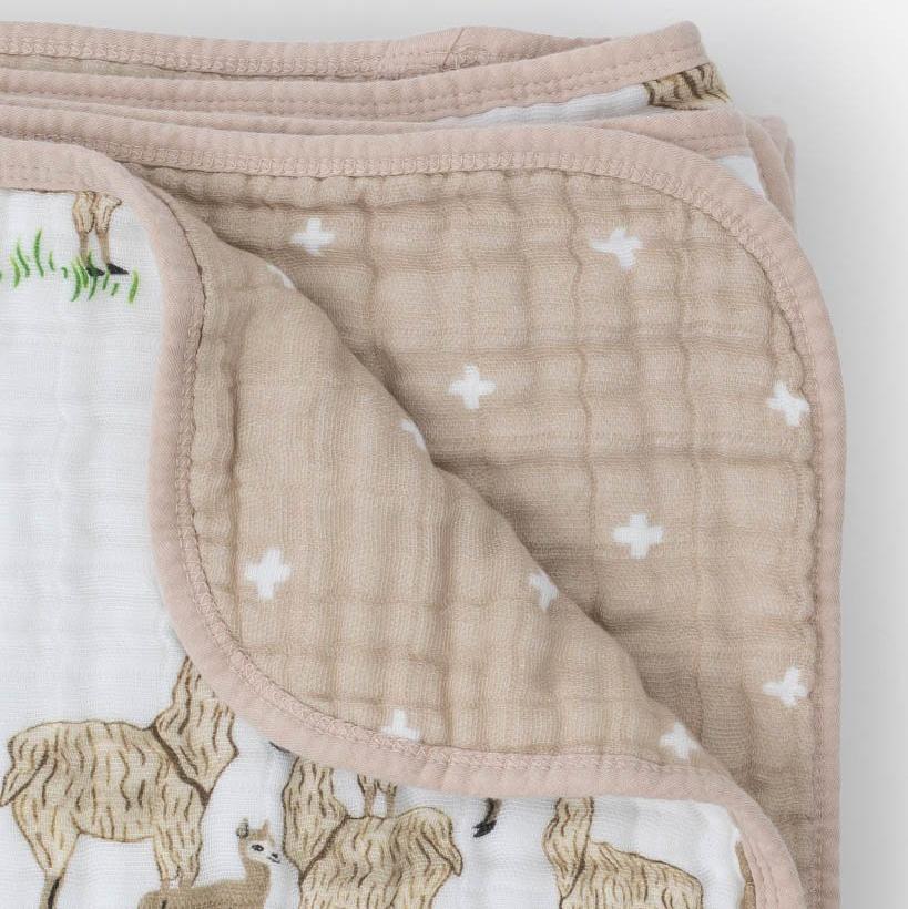 Little Unicorn Original Cotton Muslin Quilt | Llama Llama