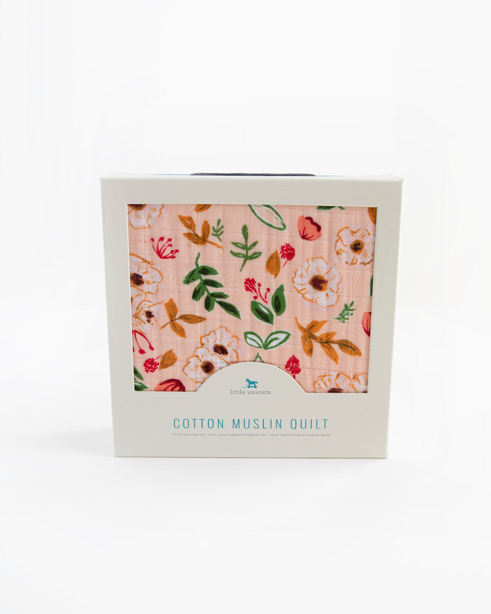 Little Unicorn Original Cotton Muslin Quilt | Vintage Floral