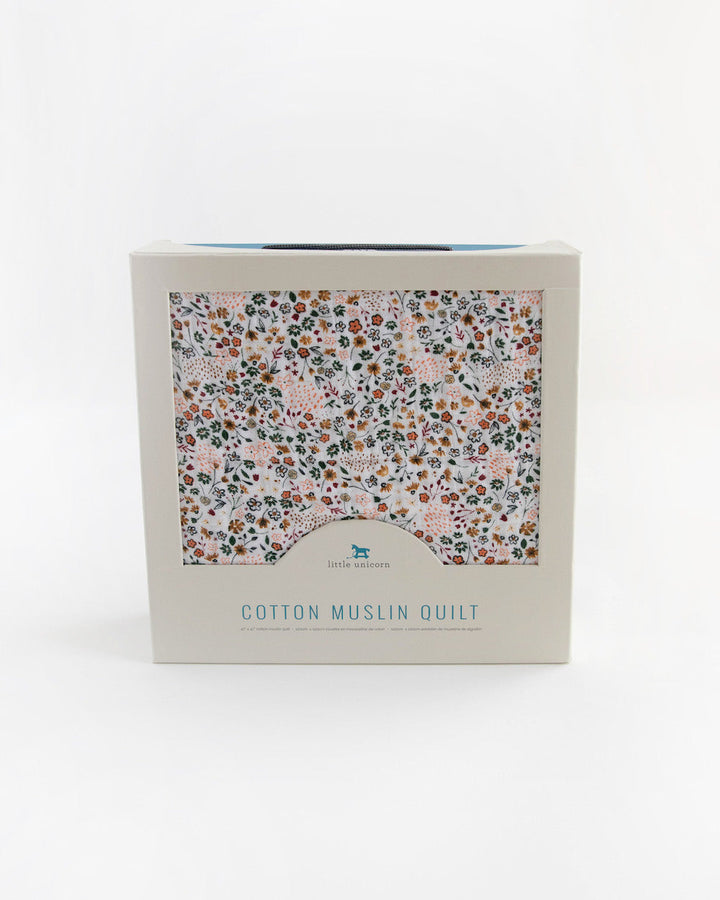 Little Unicorn Original Cotton Muslin Quilt | Pressed Petals