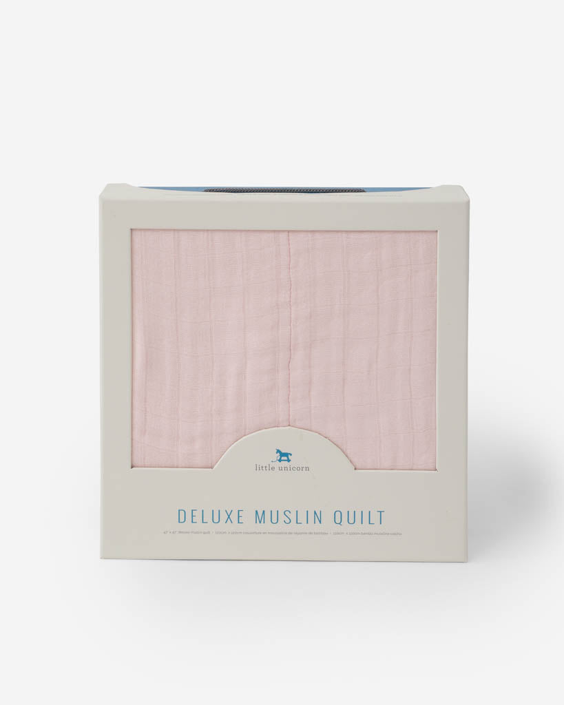 Little Unicorn Original Deluxe Muslin Quilt | Blush