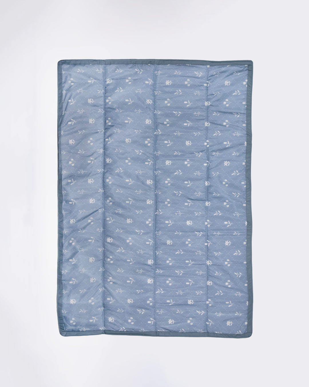 Little Unicorn Outdoor Blanket | Blue Floral Patch