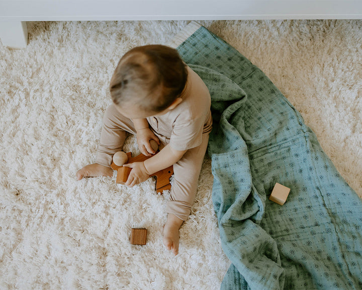 Little Unicorn Cotton Muslin Baby Quilt | Wallflower