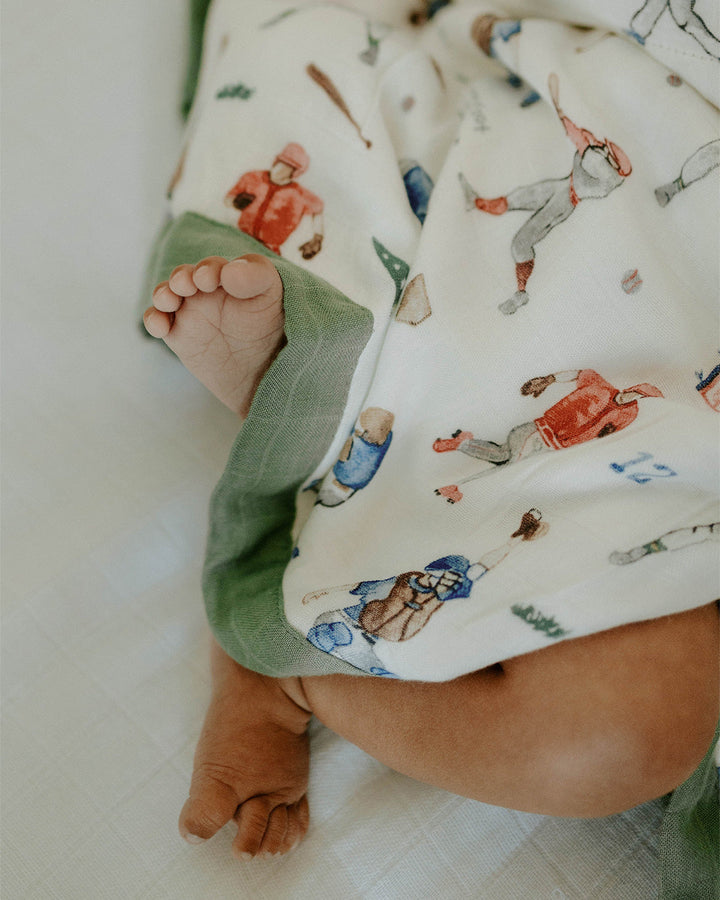 Little Unicorn Deluxe Muslin Baby Quilt | Home Run
