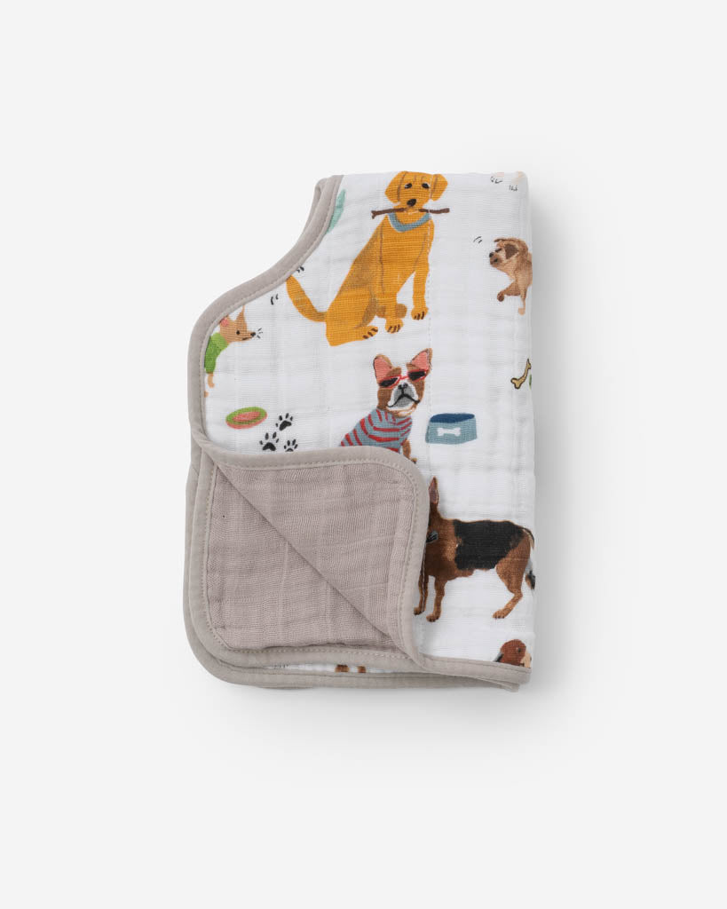 Little Unicorn Cotton Muslin Burp Cloth | Woof