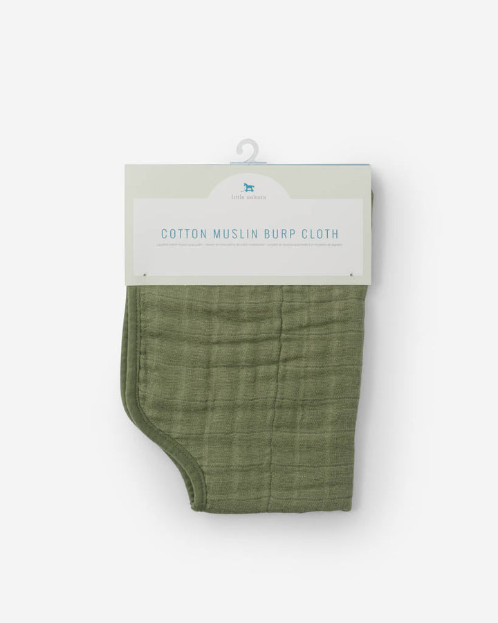 Little Unicorn Cotton Muslin Burp Cloth | Fern