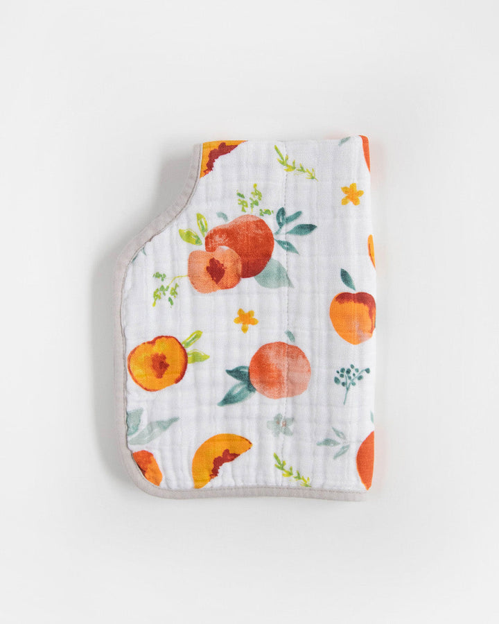 Little Unicorn Cotton Muslin Burp Cloth | Georgia Peach