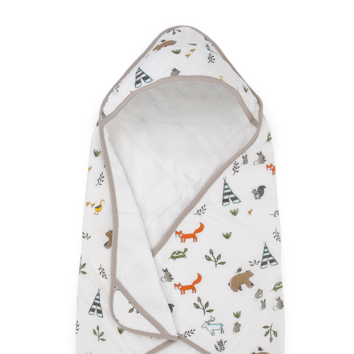 Little Unicorn Infant Hooded Towel & Washcloth Set | Forest Friends