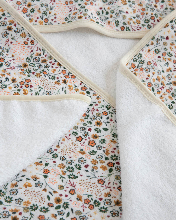 Little Unicorn Infant Hooded Towel & Washcloth Set | Pressed Petals