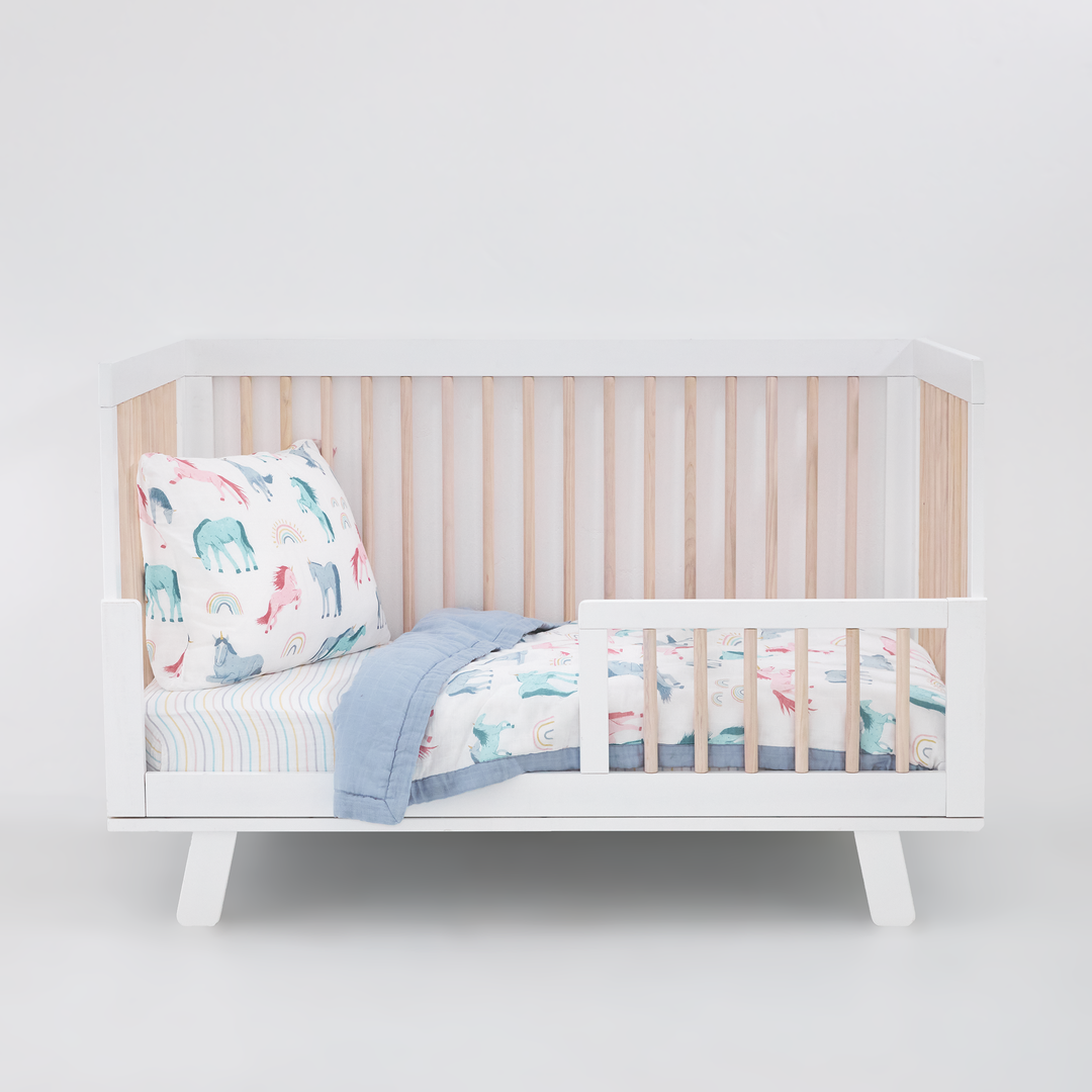 Little Unicorn Cotton Muslin Toddler Bedding 3 Piece Set | Unicorns