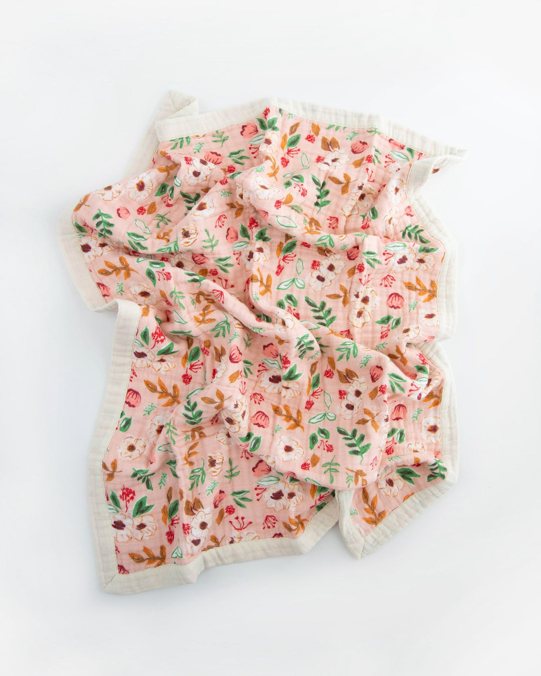Little Unicorn Cotton Muslin Baby Quilt | Vintage Floral