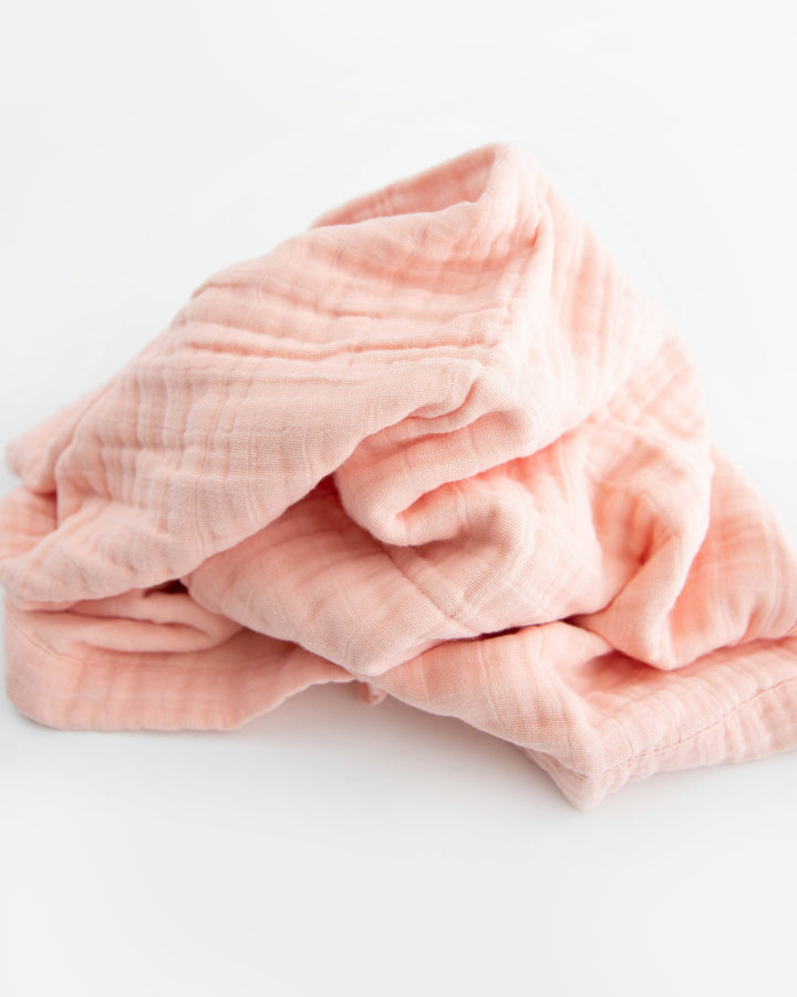 Little Unicorn Cotton Muslin Baby Quilt | Rose Petal