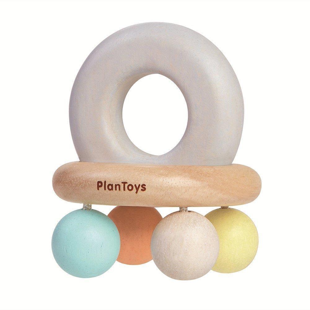 Plan Toys Bell Rattle - Pastel