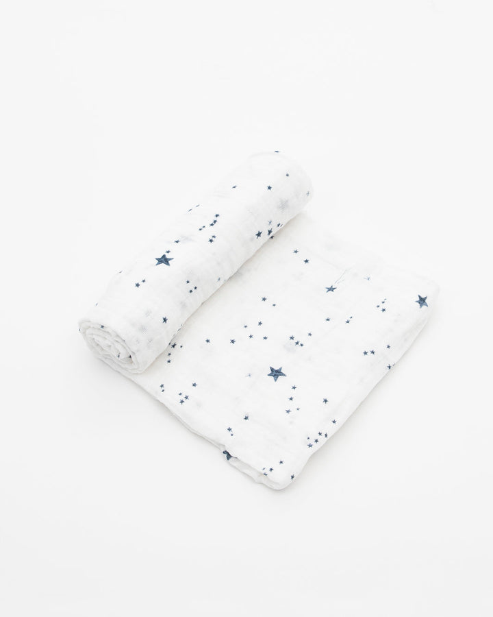 Little Unicorn Cotton Muslin Swaddle Blanket | Shooting Stars