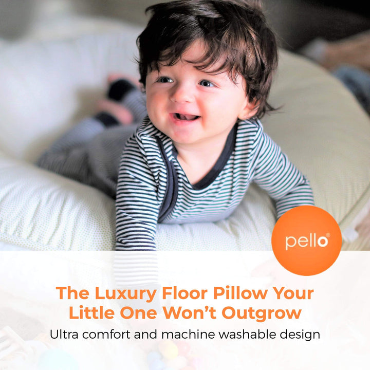 Pello Floor Cushion | Oxford Denim