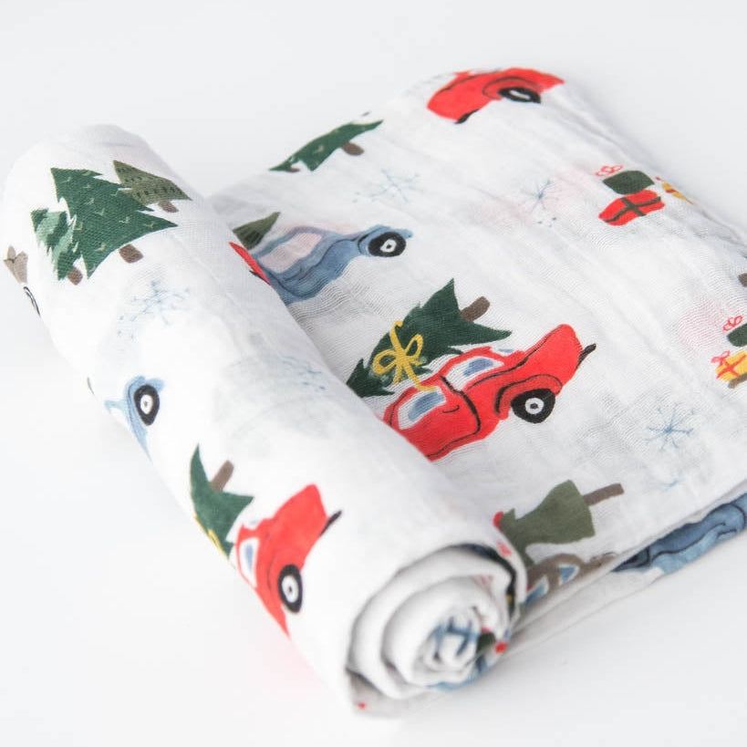 Little Unicorn Cotton Muslin Swaddle Blanket | Holiday Haul