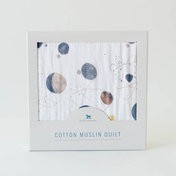 Little Unicorn Original Cotton Muslin Quilt | Planetary