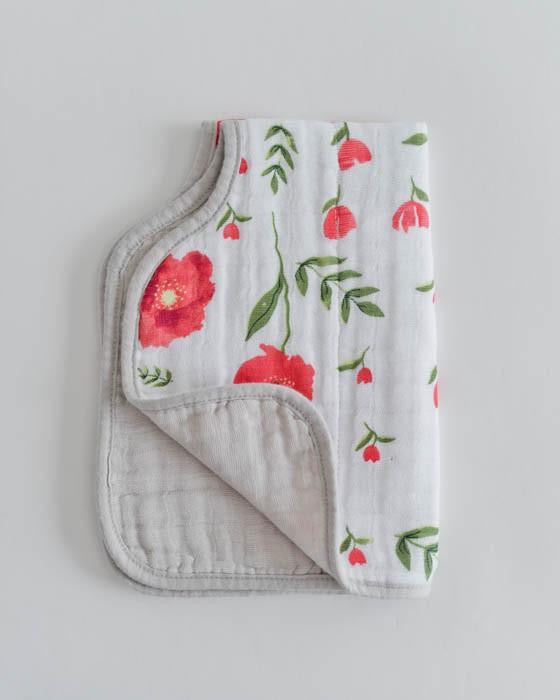 Little Unicorn Cotton Muslin Burp Cloth | Summer Poppy
